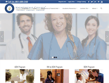 Tablet Screenshot of nightingale.edu